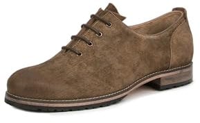 Stockerpoint Herren Caruso Oxford-Schuh, Hellbraun gespeckt, 44 EU