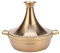 LVYUDS Tajine Induction Marocain pour Cuisson Trois Couches de Acier avec Conique Couvercle Approprié pour Hôtel, Restaurant et Maison Utiliser(Color:Gold,Size:32cm)
