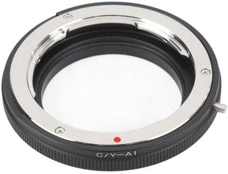 Jectse Adattatore per Obiettivo Fotocamera, Anello in Lega di Alluminio per Fotocamere Yashica CY YC a AI, Compatibile con D850 D810 D750 D7500 D6500