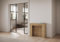 IMAGO FACTORY Kuba - Console extensible, table extensible, salle à manger (jusqu'à 211 cm) Meuble console d'entrée moderne, table de cuisine extensible, fabriquée en Italie (chêne nature)