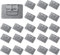 LIMEOW 50 Stück 6*4cm fußmatten befestigung fussmatten befestigung fussmatten-halter-clips halterung clip Geeignet für alle Arten von Autoteppichen, verhindert wirksam die Instabilität Autoteppichen