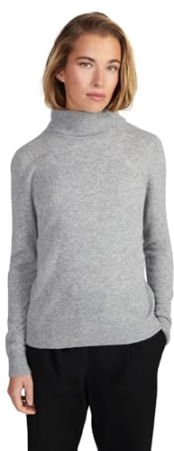 Style & Republic Damen Rollkragenpullover aus 100% Kaschmir, Klassische Passform, stilvoller Premium-Cashmere-Feinstrickpullover für Herbst und Winter, Designed in Berlin