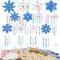 HGRGHH 12 St¨¹ck Schneeflocke Windspiel Bastelsets Kinder Holz, Bemalen Bastelset Kindergeburtstag, Windspiel Basteln Kinder ab 3 4 5 6 Jahre, Kreativsets f¨¹r Kinder Geburtstag, Party Weihnachten