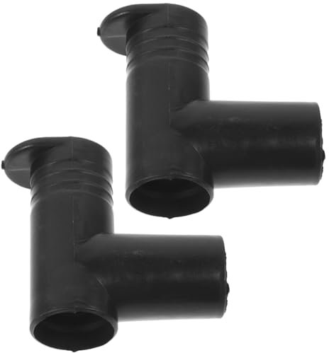 VOSAREA Ersatzteile Für Kleiderschrank 1 Satz Zubehör Für Kleiderständer Pole Polgelenke Abs Kleiderständer- Wäscheständer-verbindung Aufbewahren Stecker Gestell Haken Stangengelenke Black Plastik 2st