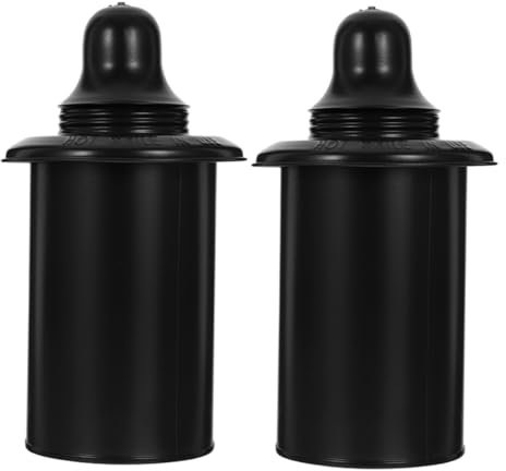 Gadpiparty 2 Piezas Tarro De Antorcha Tanque De Antorcha Bote De Antorcha Antorchas Para Exterior Accesorios De Combustible Para Antorcha Combustible De La Antorcha Black Planchar