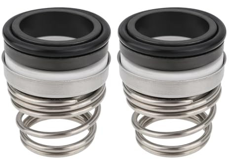 OTOTEC 2x Sellos Mecánicos para Eje de Bomba de Agua de 25 Mm con Resorte de Bobina Simple 155 Bomba de Circulación para Ejes con Diámetro de 25 Mm Bomba de Circulación de Bomba de Agua Limpia