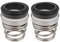 OTOTEC 2x Sellos Mecánicos para Eje de Bomba de Agua de 25 Mm con Resorte de Bobina Simple 155 Bomba de Circulación para Ejes con Diámetro de 25 Mm Bomba de Circulación de Bomba de Agua Limpia