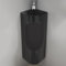 ZDMZR Eck Urinale für Herren Badezimmer, Urinal mit Wasserhahn Und Waschbecken, Automatische Sensor Wasserhähne, Keramik Urinale, Auslaufsicheres Männliches Urinal(Black)