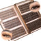 JIMIRE Lot de 476 grappes de cils individuels marron - 6 styles mixtes - Courbure D - 476 pièces - 30D + 40D + 50D + 60D + 80D + 100D