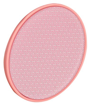 Tragbarer Fußschrubber Hornhautentferner für Füße mit Schaber Rosa | ABS und Buntes Kristallglas, Leichtes Format, für Frauen, Sanfte Pflege, Entfernt Abgestorbene Haut