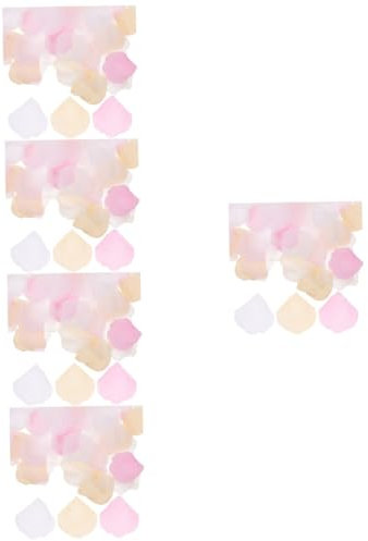 ULTECHNOVO 5 Set Artificiali Per Decorazioni Matrimoniali E Feste Sognanti Per Decorare E Aiuole Colori Eleganti E Naturali 3 Confezioni * 5