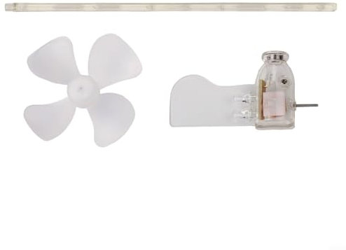 Modelo de molino de viento autoluminoso para generación de energía eólica, herramienta educativa compacta para demostraciones de energía renovable