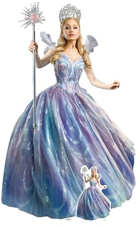 Star Cutouts SC4735 Wicked: For Good Glinda Lifesize Cardboard Cutout 152cm – Official Universal Pictures Movie Display, Wicked Party Decoration & Fan Gift