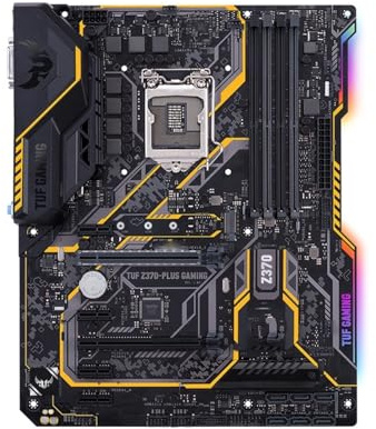 Carte mère Carte mère Fit for ASUS TUF Z370-PLUS Gaming Z370 LGA 1151 for processeur i7-8700K i5-8600K i7-9700K, DDR4 M.2, HDMI
