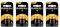 Duracell MN9100/E90/LR1 Lot de 4 piles médicales 1,5 V Carte 2 Taille N