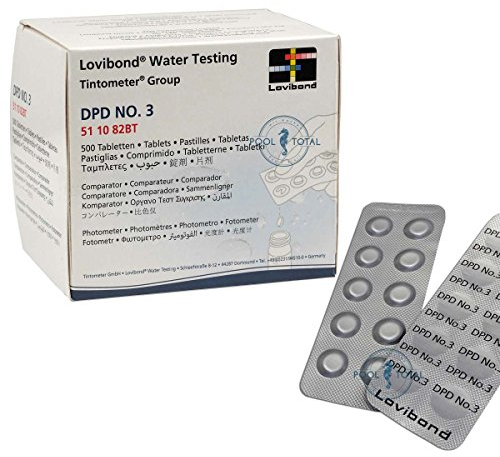 Lovibond DPD 3 Photometer 500 Tabletten (50 Streifen) by Pool Total | Markenqualität Tintometer