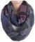 Gil SSC XXL LOOP SCHAL SCHLAUCHSCHAL RUNDSCHAL HALSTUCH TÜCHER AUSWAHL HERBST WINTER 2017-2018 (Trendy Muster Schwarz Blau Weiß Rosa)