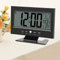 Yosoo Multifunktions Klangsteuerung Große LCD Digitaluhr Tisch Schreibtisch Wecker mit Zeit Kalender Woche Temperaturanzeige Snooze Uhren(Schwarz)
