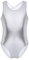 Freebily Mädchen Kinder Turnanzug Glitzer Gymnastikanzug Ärmellos Tanz Leoatrd Ballett Body Sport Wettbewerb Tanz Outfit Gr.98-164 Silber 140-152