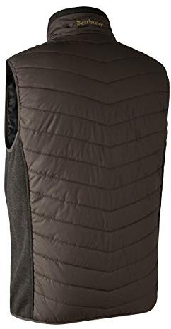 Deerhunter Moor Gepolsterte Weste W. Knit Brown-Blatt