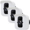 Meffort Inc Silicone Skin Case Cover with Sun Glare UV & Weather Protection Camouflage Disguise Covers Compatible with Blink Outdoor Camera (3rd Gen) - White (3 Pack)