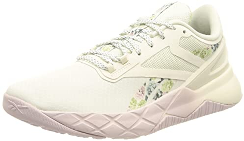 Reebok Damen NANOFLEX TR Crosstrainer, Chalk/Quartz Glow/Blue Slate, 40.5 EU