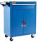 Rollende Werkzeugkiste Hochleistungsstahl Mobiler Wagen Werkzeugschrank mit Rädern und Großer Vorratsschrank, Perfekt Werkzeug-Organizer für Mechanik und Hausgarage, Rot (Color : Blue)