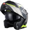 ORIGINE Motorradhelm Bluetooth Klapphelm Integralhelm ECE Mit Doppelvisier (Level Yellow Black,XL)