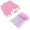 VEGCOO 300 Stück make up pinsel Set, 150 Make Up Lippenstift pinsel, 150 wimpernbürste, Einweg Mascara Zauberstäbe, Einweg Lippenpinsel, Schminkpinsel für Perfekt Lippen Makeup