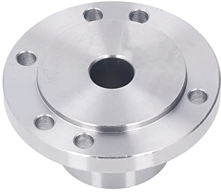 Piastra Frontale per Tornio, Piastra Frontale in Acciaio per Tornio in Legno Mandrini con Piastra Frontale per Mandrino a 6 Fori di Montaggio per K11 80 (25 mm)