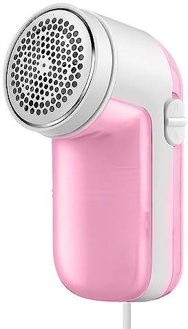 Quitapelusas eléctrico Rosa Adecuado para Todas Las Prendas - Quitapelusas de Tela, Removedor de Pelusas, Quita Pelusas portátil Profesional, Rasurador y Quita Pelusas de Tela para Jerseys