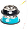 Sgehai 2 Pièces Gamelle Chat INOX + Jouet - Bol pour Chat en Acier Inoxydable