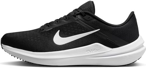 Nike Winflo 10, Sneaker Hombre, Negro Blanco Negro, 45 EU