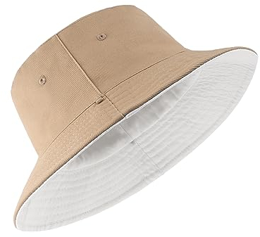 Zylioo XXL/3XL Reversible Bucket Hats Big Double Side Fishing Hat Large Sun Protection Camping Hats for Golf Gardening Beach