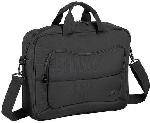 Rivacase 8422 Eco Laptoptasche 14 Zoll - 38 x 29,5 x 12 cm - multifunktionale wasserabweisende Computertasche - geräumige Laptop Tasche für Damen und Herren, Aktentasche für Business, Reisen, Uni