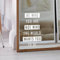 Finest Folia Spiegelsprüche Aufkleber Schriftzug weiß für Spiegel Sticker Badezimmer Schlafzimmer Sprüche Fensterbilder DIY Deko selbstklebend K163 (01 Be who You Are)