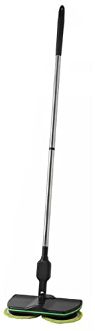 Ruiqas Cordless Electric Mop Floor Cleaning Spin Mop Polisher Scrubber for Home Hardwood Tile PVC Floor