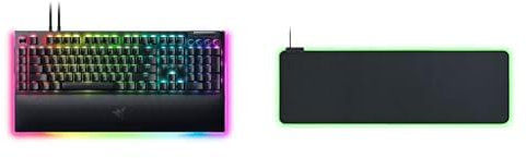 Razer BlackWidow V4 Pro (Green Switch) - US Layout + Goliathus Extended Chroma