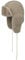 LIERYS Merino Fliegermütze - Uni - Teedy Fur Fleece - Made in Italy - Damen - Herbst/Winter beige One Size