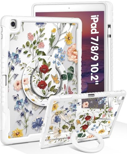 SurgeCraft Étui transparent pour iPad 9e/8e/7e génération, iPad Air 3/Pro 10,5 po 2017 – Coque transparente pour iPad 9e/8e/7e génération, Air3, Pro 10,5