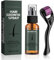 Bartwuchs-Set,Bartwuchs set mit Titanium Derma Roller,Beard Oil für Männer,Bartroller Kit 0.5mm,Bartwuchs-Serum-Öl,Bartwuchsmittel männer,Bartpflege-Set Bestes Geschenk für Männer/Vater