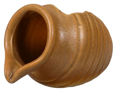 BAZEITFLOW Keramikgefäß Gartenbrunnen Wasserfallglas Zirkulierendes Wasser Brunnendekoration Innen Außen Hofkrug Für Wasserspiele