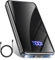 Power Bank,26800mAh Powerbank Schnellladefunktion 22,5W USB-C PD3.0 & QC4.0 Tragbarer Externer HandyAkkus mit LED Display &Taschenlampe,Kompatibel mit iPhone 16 15 14 Pro/Max S25/S24/Tablet