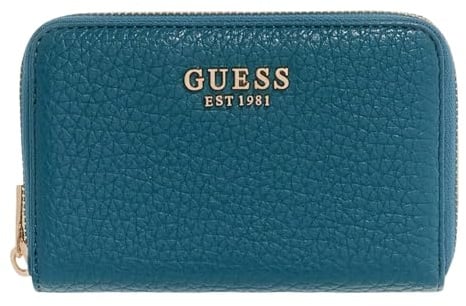GUESS Geldbörse Marsha SLG Medium Zip Around Wallet Teal Petrol