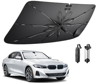 BIBIBO Compatible con BMW Serie 3 G20 G21/4er G22 i4 G26 2020-2024 2025 Protección Solar Cubiertas Parasol Parabrisas Delantero Parabrisas Coche Parasol G20 Accesorios