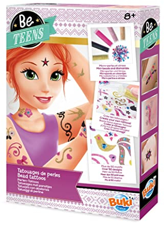 BUKI BE107 - Be Teens - Perlen-Tattoos, 20 x 5 x 28 cm, Rosa