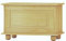 Moblit Baul con Puerta Abatible Realizado en Madera de Pino Maciza Sin Barnizar Serie Canet Medidas (46x70x39) cm (AtoxAnchoxFondo) Robusto y Duradero