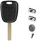 Pro-Plip - Chiave telecomando per CITROEN C1 C2 C3 C4 C5 C6 C8, Xsara, Saxo, Berlingo, Kit + 2 switch e cover