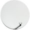 Parabole Satellite Fibre Composite Blanche 75cm + Brides INOX Anti Corrosion
