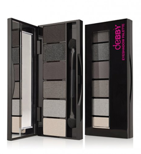 Debby On The Go Palette 01 Black New York Ombretto Make-Up E Cosmetica Occhi, Multicolore, Unica